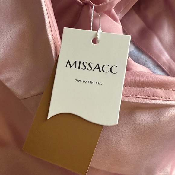 A-Line Off-The-Shoulder Satin Mother Of The Bride in Dusty Rose - Picture 7 of 8